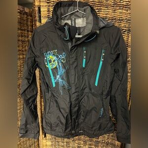 The North‎ Face- Womens Cryptic Jacket, Size: Small, Black/ Blue. Pre-Owned